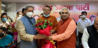 उत्तराखंड के मुख्यमंत्री के तौर पर आज शपथ लेंगे पुष्कर सिंह धामी