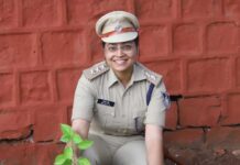 7वीं वाहिनी विसबल भोपाल द्वारा लाल परेड ग्राउंड में 300 पौधों का रोपण